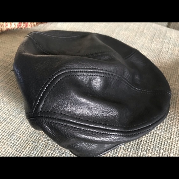leather pub cap